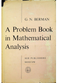 A Problem Book in Mathematical Analysis