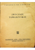 Zwyczaje towarzyskie 1931 r