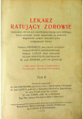 Lekarz ratujący zdrowie tom II 1929 r.