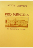 Pro Memoria 165 ilustracji w tekście