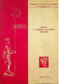 Studia z dziejów Gdańska 1918-1939