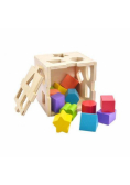 Kostka sorter drewniany