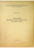 Zarys historii jedwabnej tkaniny dekoracyjnej do końca XVIII w