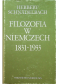 Filozofia w Niemczech 1831 1933