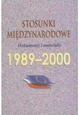 Stosunki międzynarodowe 1989 2000