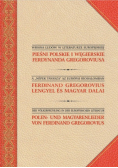 Pieśni polskie i węgierskie Ferdynanda Gregoroviusa