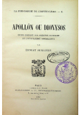 Apollon ou Dionysos 1905 r