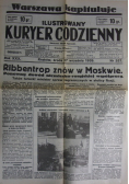 Ilustrowany Kuryer Codzienny nr 257 1939r reprint