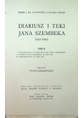 Diariusz i teki Jana Szembeka tom II