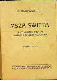 Msza Święta 1929 r