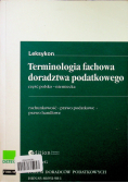Terminologia fachowa doradztwa podatkowego część polsko niemiecka
