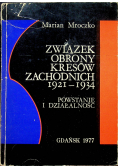 Związek Obrony Kresów Zachodnich 1921 1934
