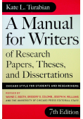 A Manual for Writers of Research Papers Theses and Dissertations