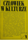 Człowiek w kulturze 1