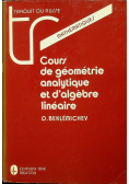 Cours de geometrie analytique rt d algbre lineaire