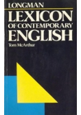 Lexicon of contemporary English