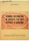 Technika odlewnictwa w grodzie kultury łużyckiej w Biskupinie