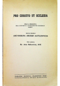 Pro christo et ecclesia