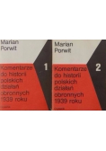 Komentarze do historii polskich działań obronnych 1939 roku Tom I i II