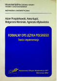 Formalny opis języka polskiego