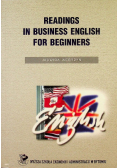 Reading in business english for beginners