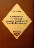 Konserwatyzm w poglądach społeczno-filozoficznych Henryka Rzewuskiego