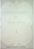 Studia Classica et Neolatina I
