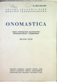 Onomastica rocznik XXVIII