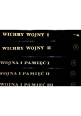Wojna i pamięć tom 1 do 3 / Wichry wojny tom 1 i 2