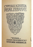 Cypriana Norwida Pisma zebrane tom F 1940 r