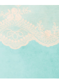 Ivory and Blue Lace Composition Notebook - Large Ruled Notebook - 8x10 Lined Notebook (Softcover Journal / Notebook / Diary)