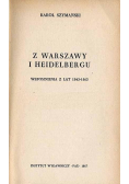 Z Warszawy i Heidelbergu