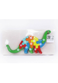Puzzle drewniane - dino