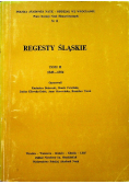 Regesty śląskie tom III