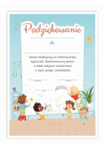 Dyplom A4 podziękowania dla rodziców 10szt