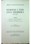 Diariusz i teki Jana Szembeka Tom III