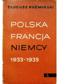 Polska Francja Niemcy 1933 - 1935
