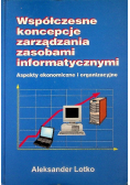 Współczesne koncepcje zarządzania zasobami Informatycznymi