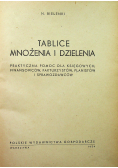 Tablice mnożenia i dzielenia