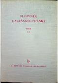 Słownik łacińsko - polski tom III