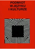 Podmiot w języku i kulturze