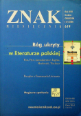 Znak nr 619 Bóg ukryty w literaturze polskiej