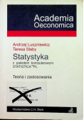 Statystyka z pakietem komputerowym Statistica PL Teoria i zastosowania