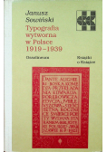 Typografia wytworna w Polsce w 1919 1939