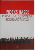 Indeks haseł polskiego słownika biograficznego