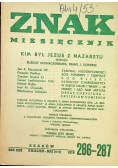 Znak miesięcznik nr 286 287
