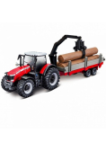Farm Tractor Fergusson 8740S + przyczepa BBURAGO