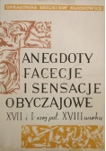 Anegdoty facecje i sensacje obyczajowe
