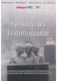 Świadectwa Testimonianze, Tom II