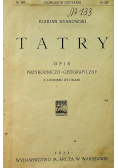 Tatry 1923 r.